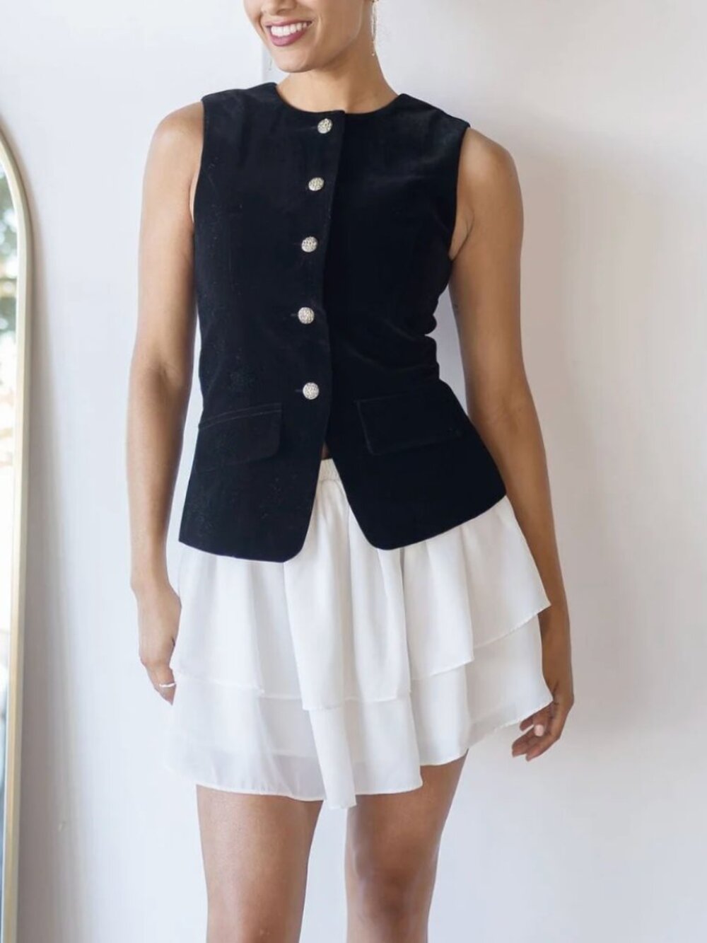 NEW Moon River Velvet Mini Dress Size L